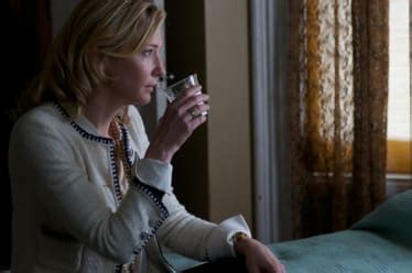 blue jasmine chanel jacket|CATE BLANCHETT WEARING A CHANEL JACKET.